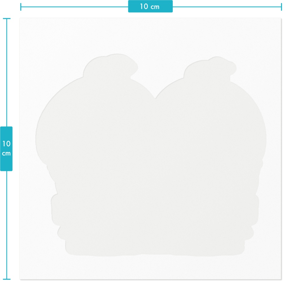 うさぎお正月ステッカー14
