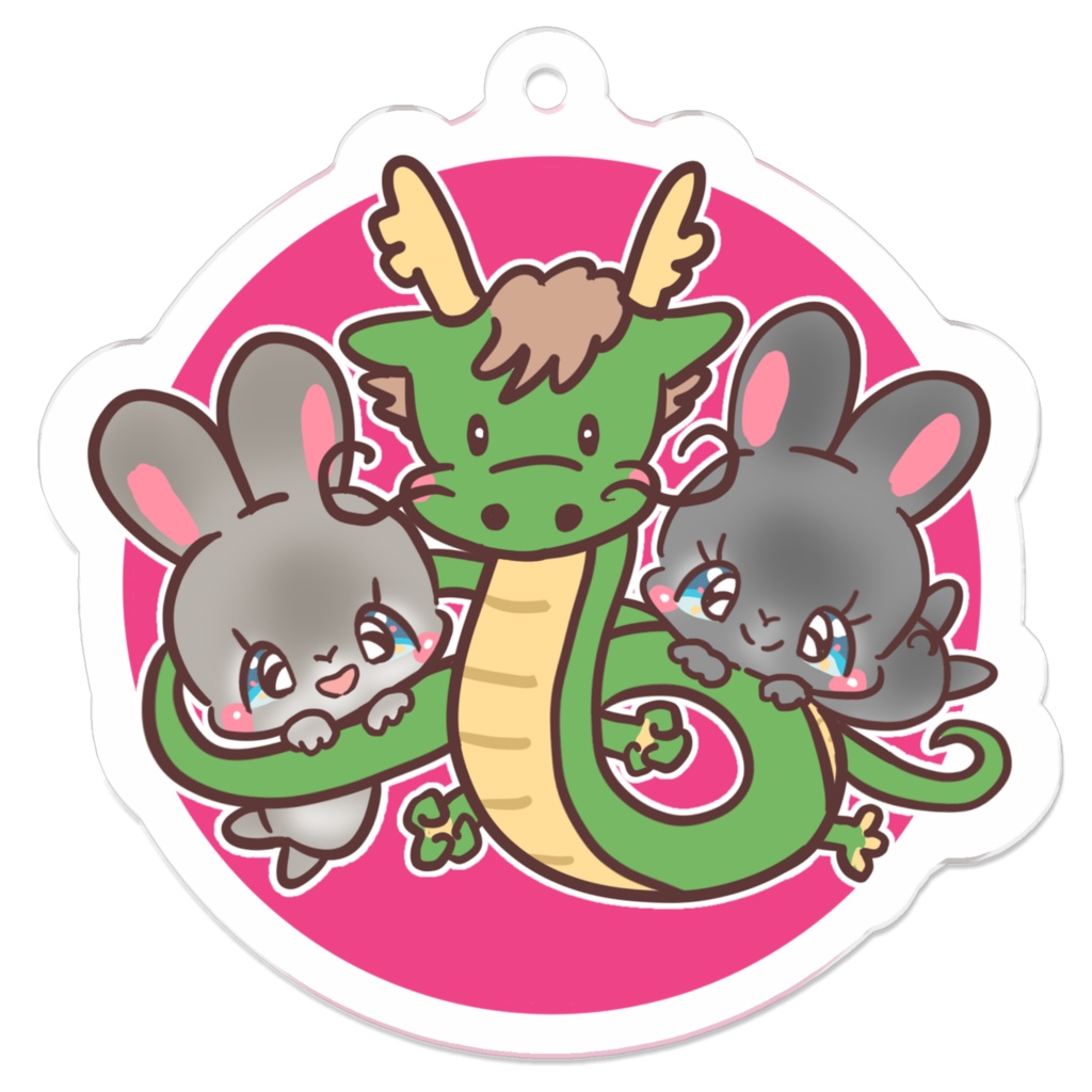 うさぎお正月キーホルダー21