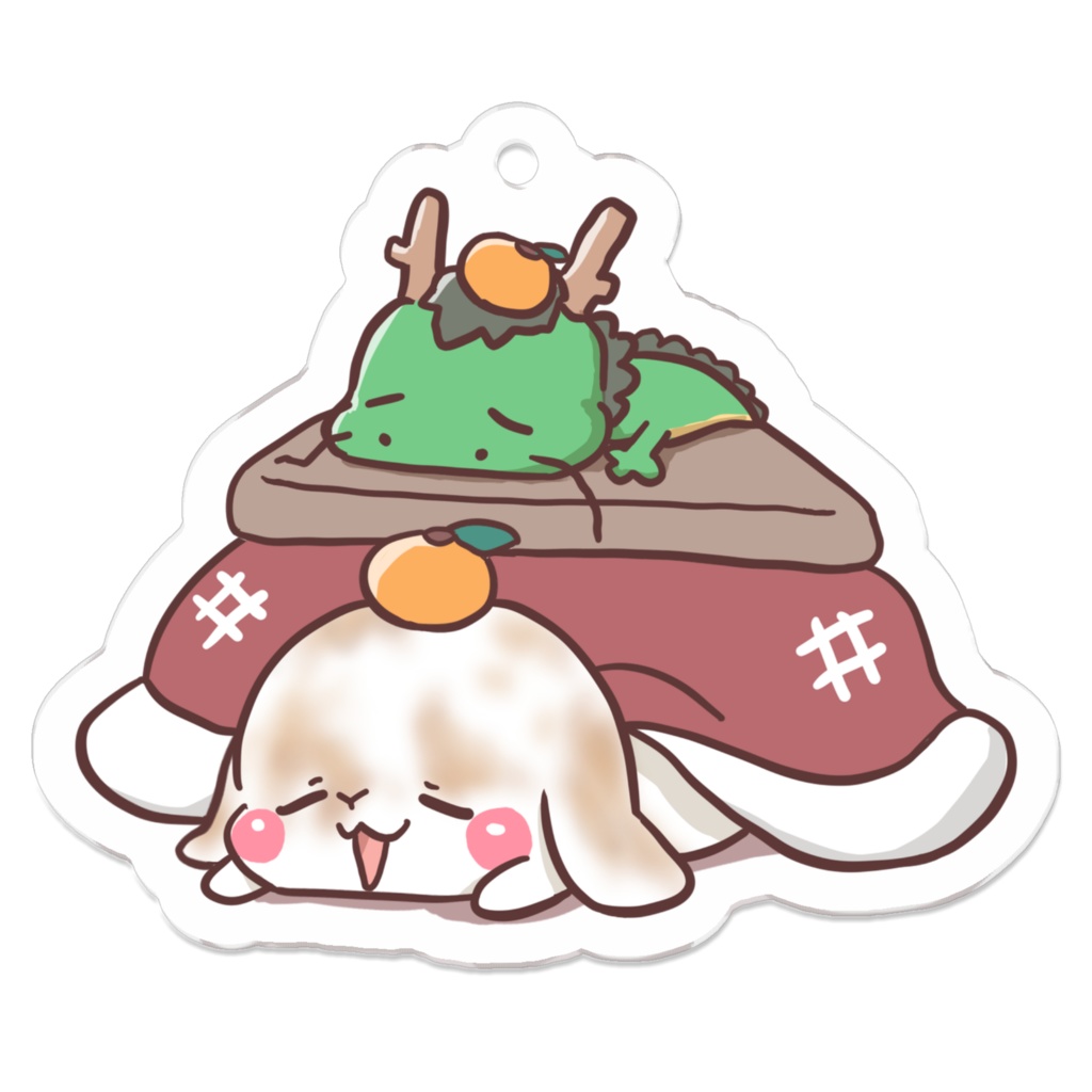 お正月うさぎキーホルダー22