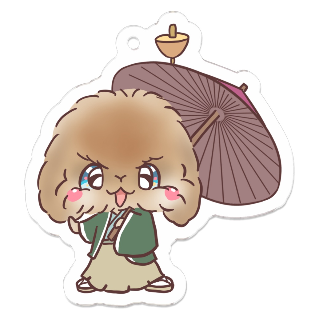 お正月うさぎキーホルダー26