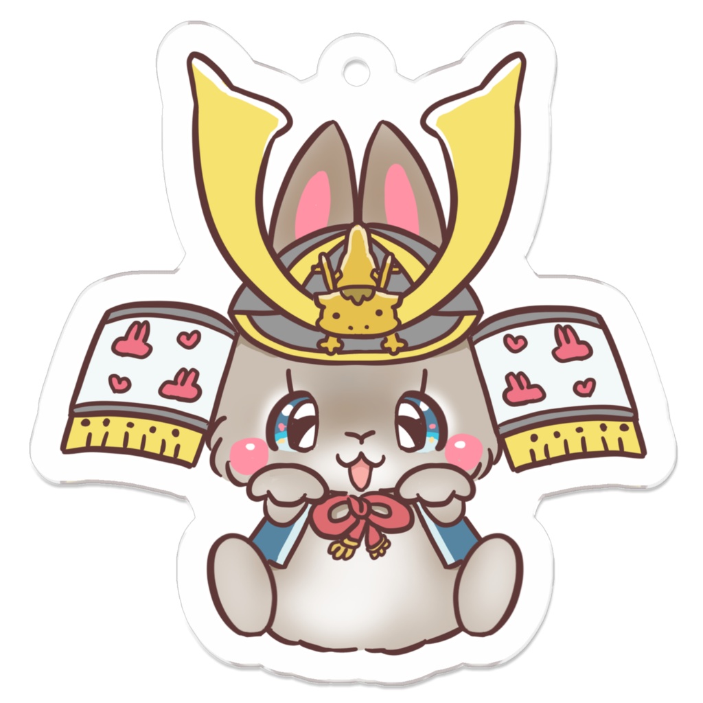 お正月うさぎキーホルダー32