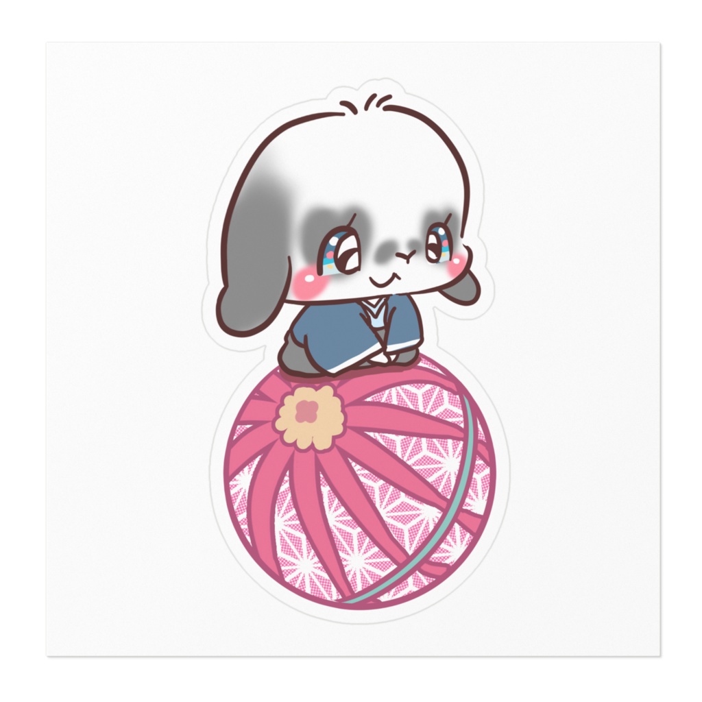 お正月うさぎステッカー33
