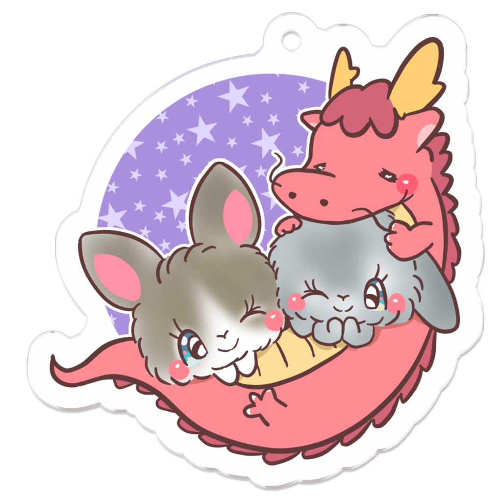 お正月うさぎキーホルダー36