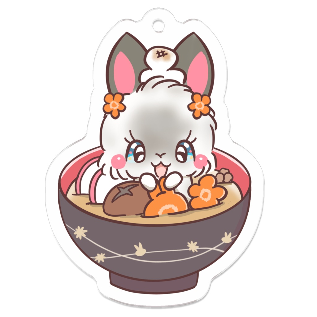 お正月うさぎキーホルダー40