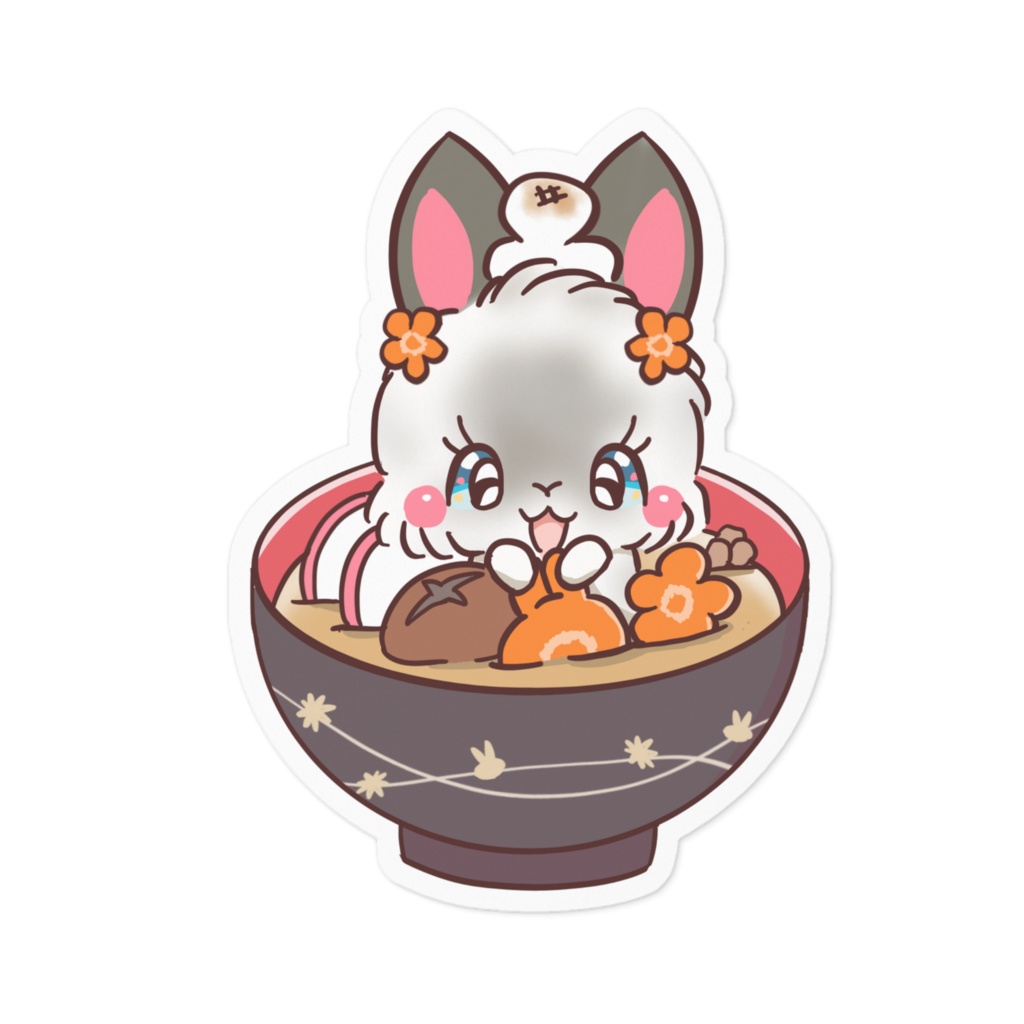 お正月うさぎステッカー40