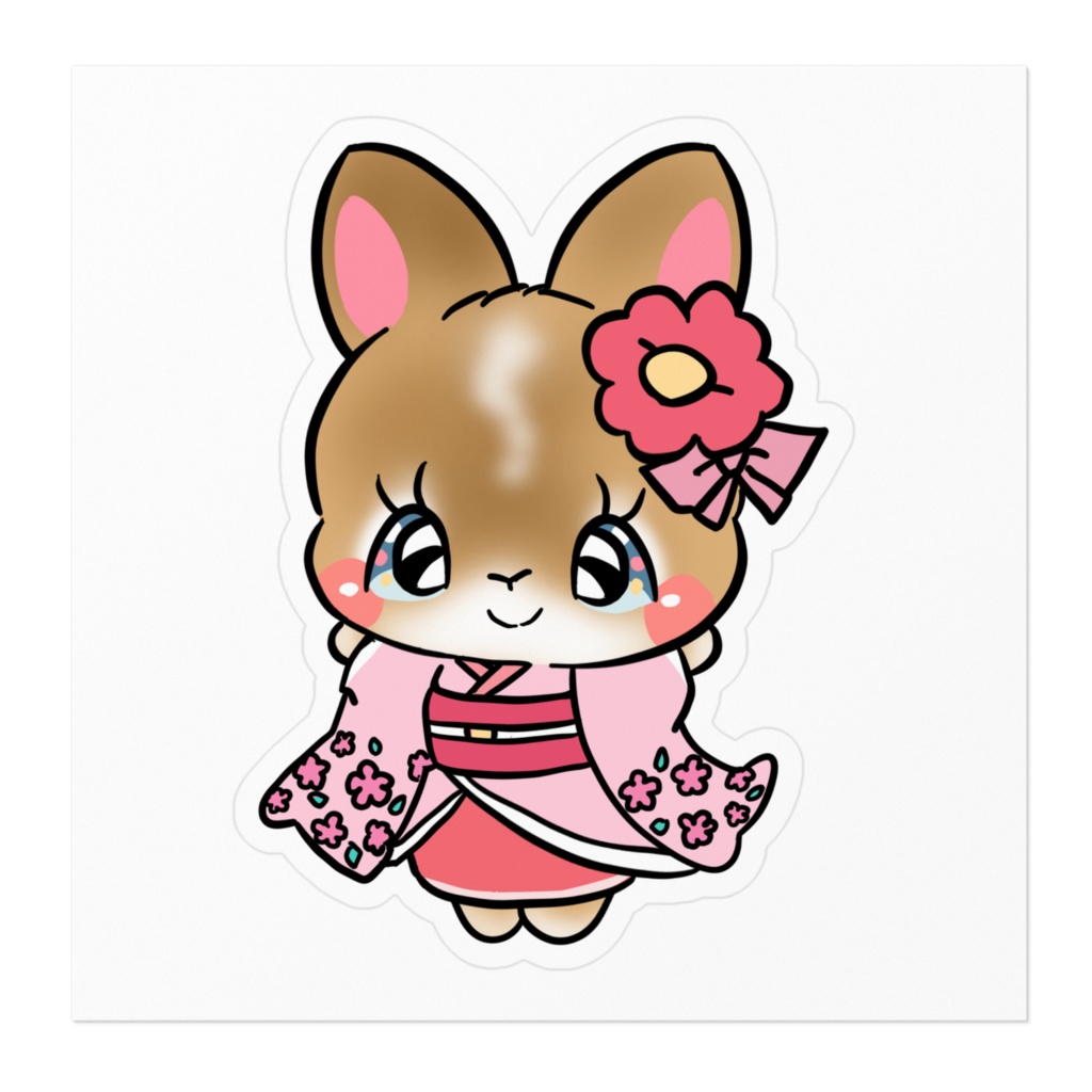 うさぎちゃんステッカー4