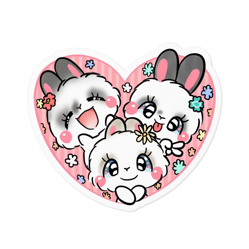 うさぎちゃん3羽