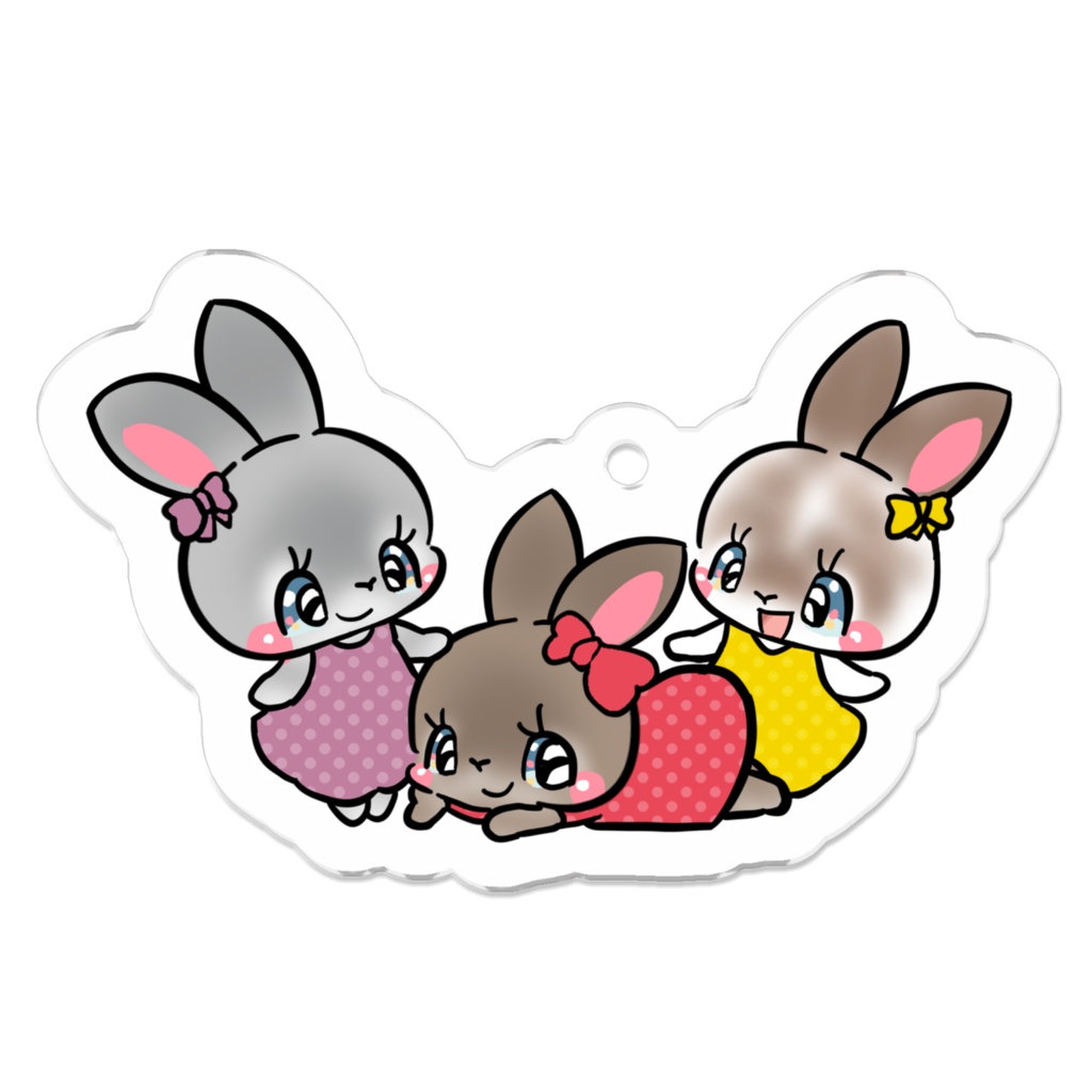 うさぎちゃん3羽