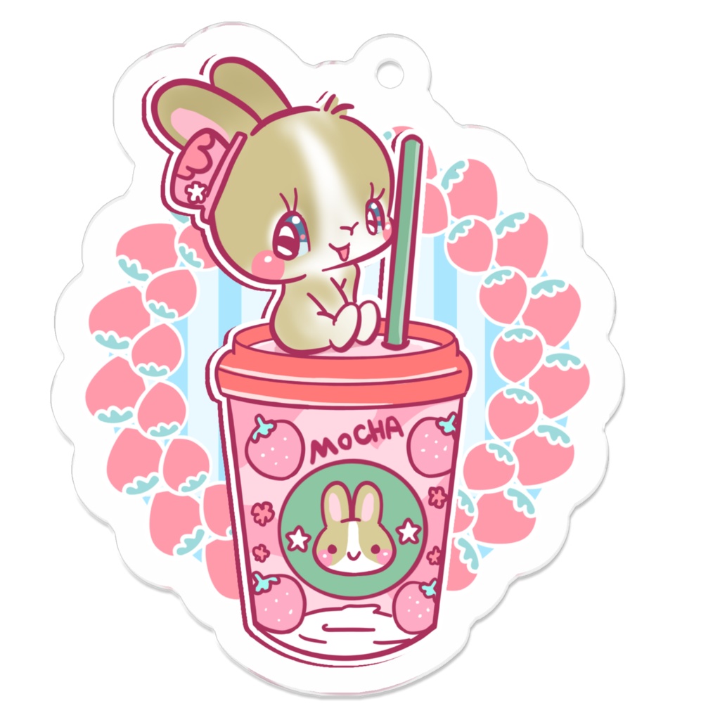 モカ　キーホルダー