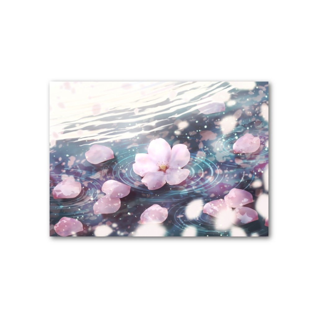 花筏（はないかだ）フォト風カード