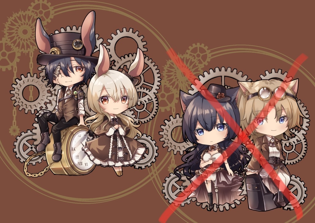 アクリルキーホルダー2種