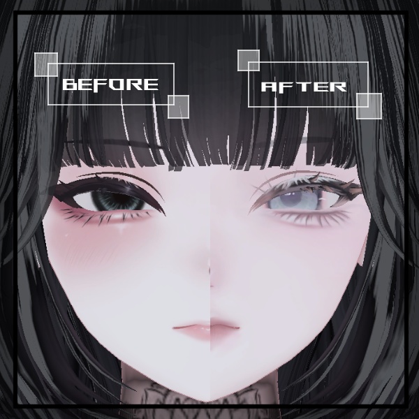 【 しゅあん/Shuan対応】 Velvet Noir Makeup&Eyes texture 7coller