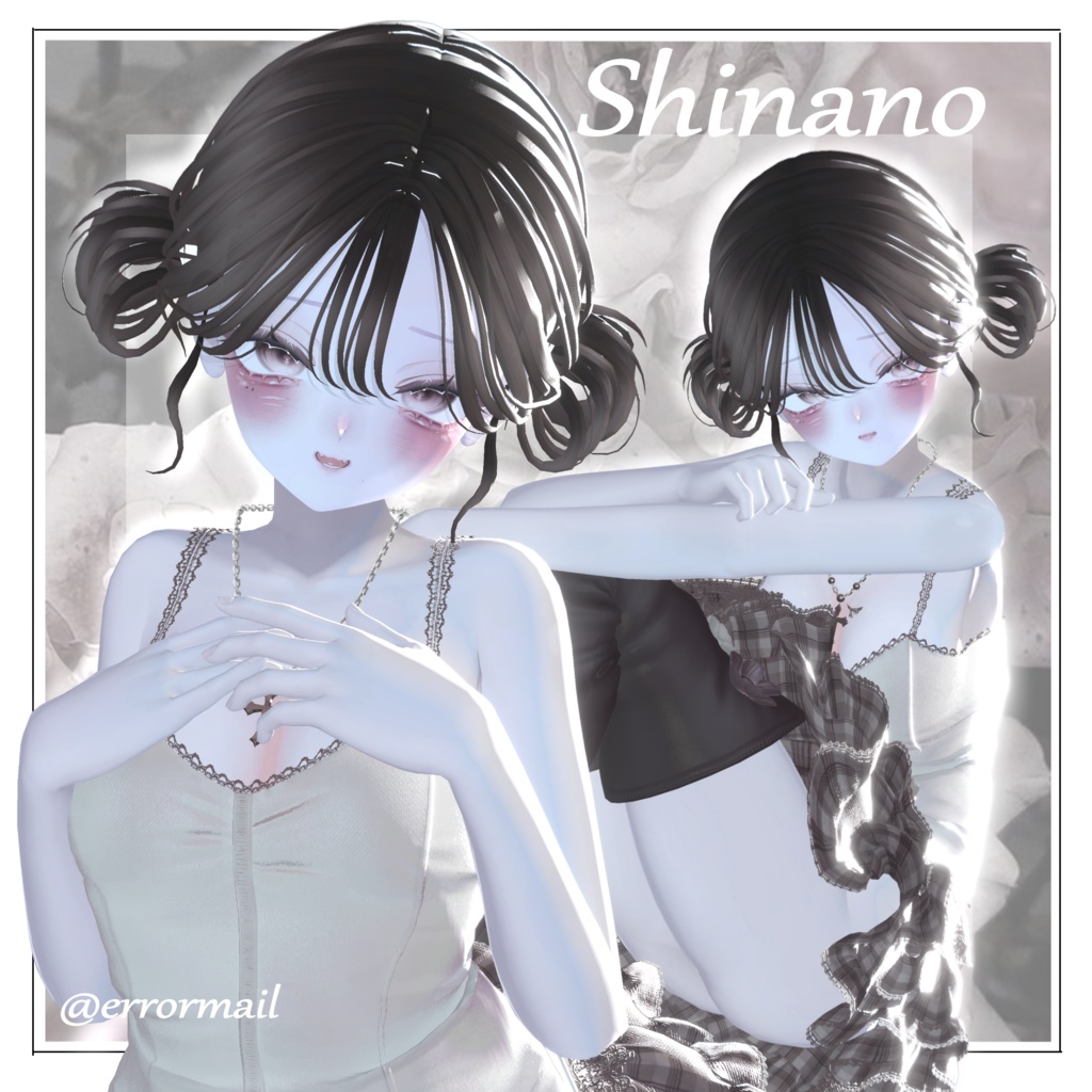 【12アバター対応】Velia twin Hair