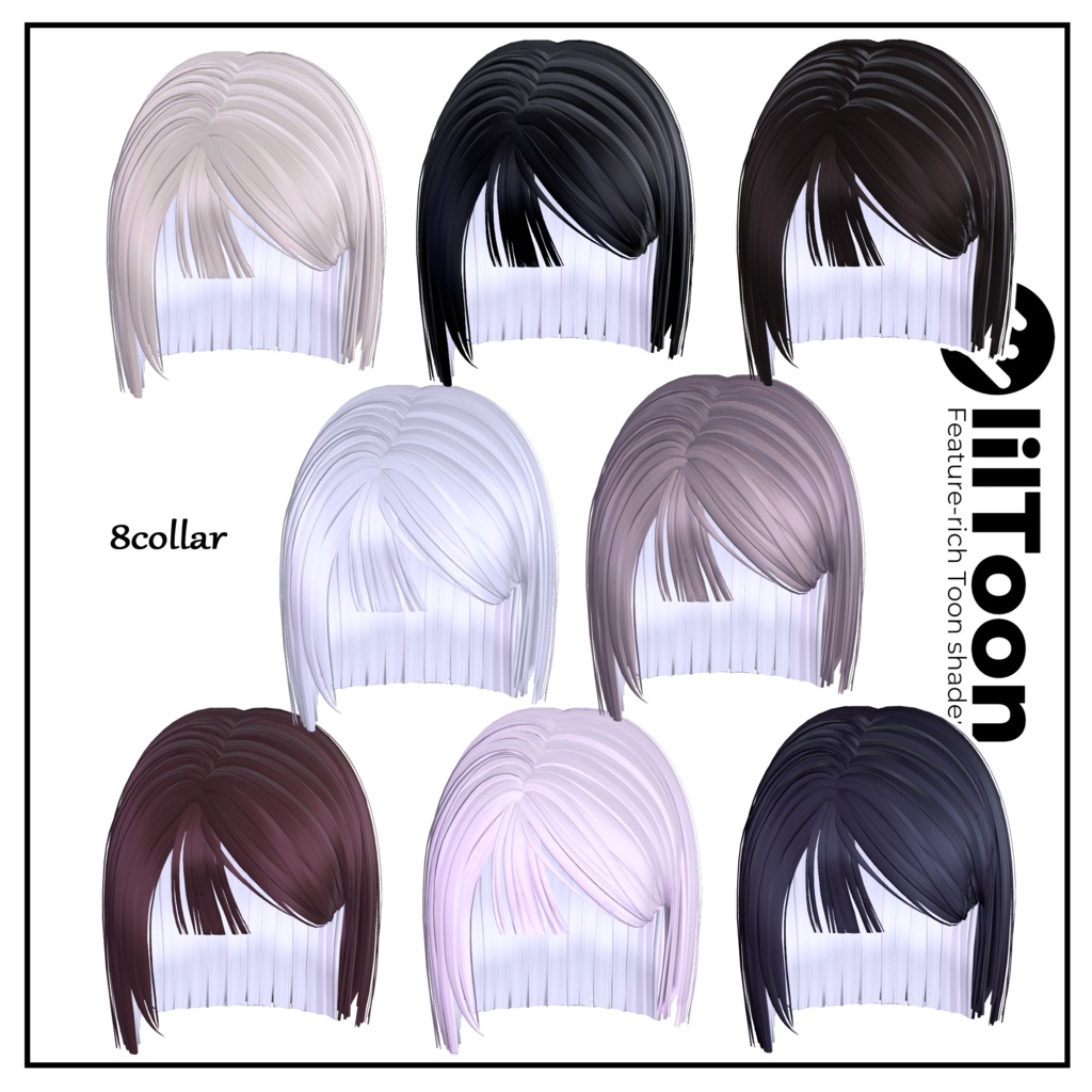 ♡SALE♡【11アバター対応】切りっぱなしぱっつんボブヘア