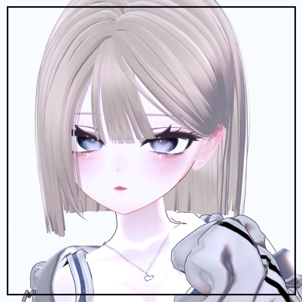 ♡SALE♡【11アバター対応】切りっぱなしぱっつんボブヘア