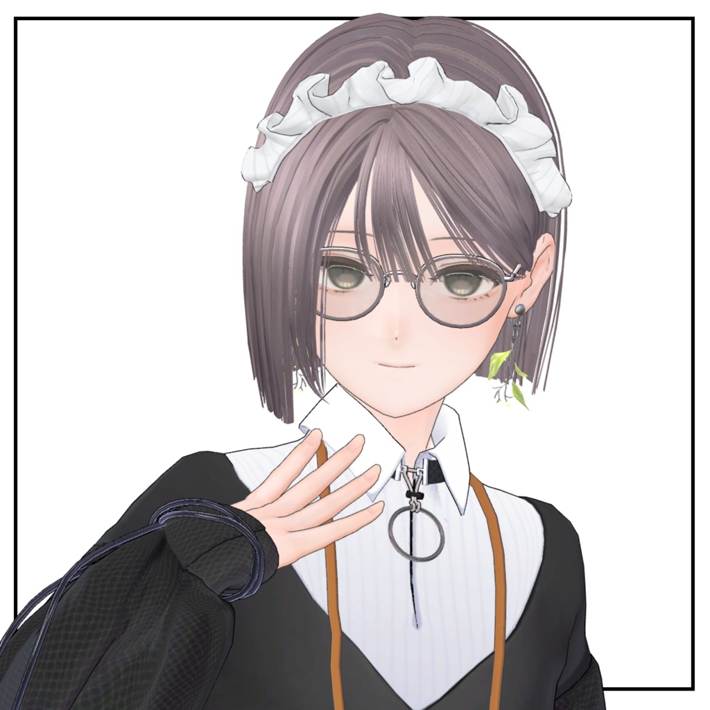 ♡update♡【12アバター対応】切りっぱなしぱっつんボブヘア