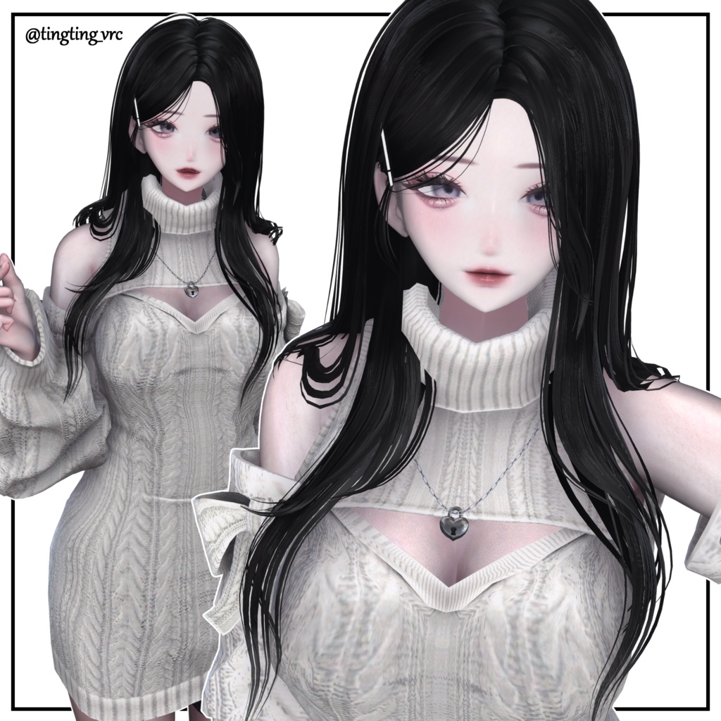 色気ロングヘア