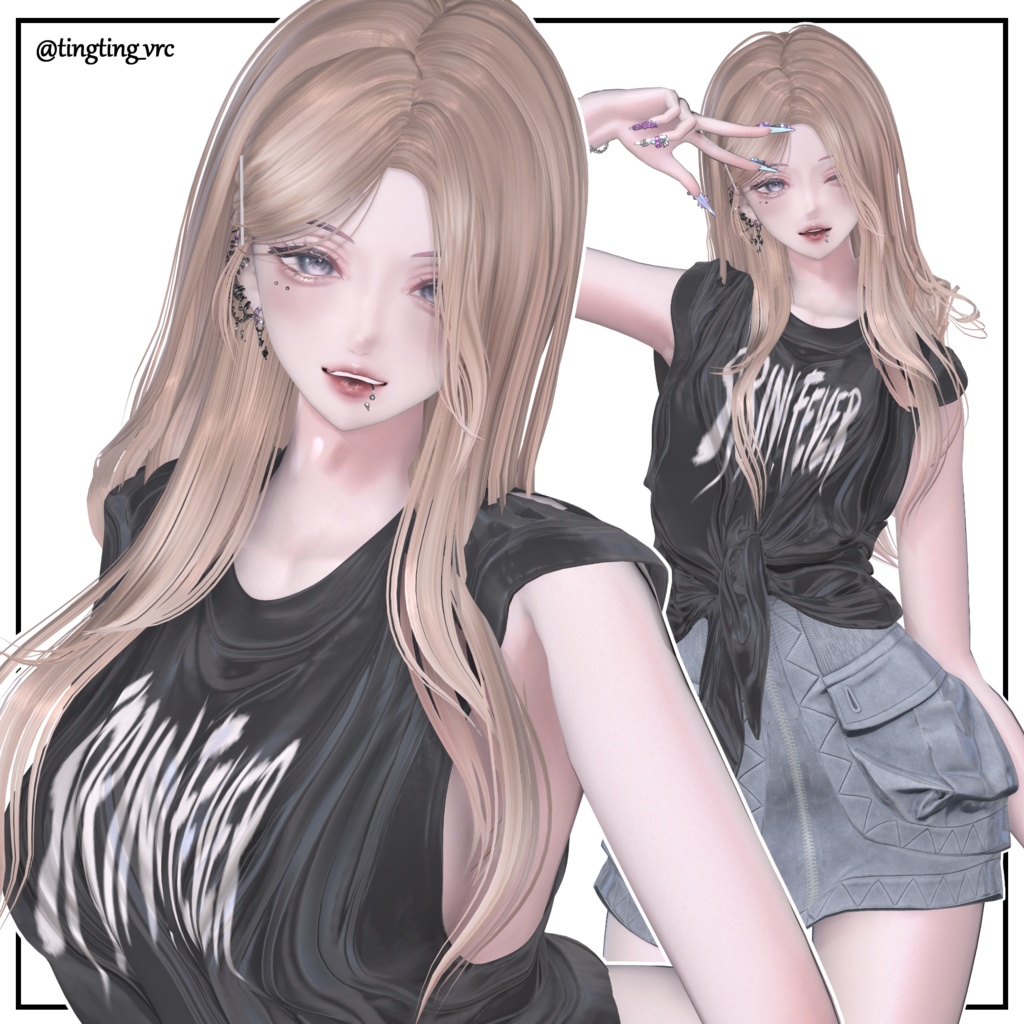 色気ロングヘア