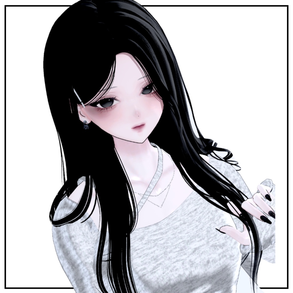 色気ロングヘア