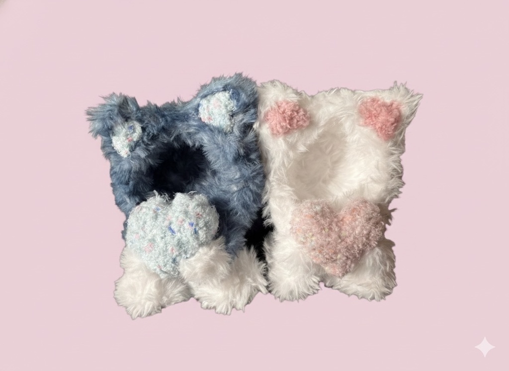 Heart Mofu Cat (対応サイズ 10センチ〜13センチぬい)