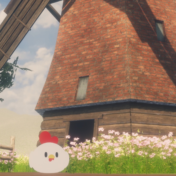 【VRChat想定】まるっこいね!にわとりちゃん3D