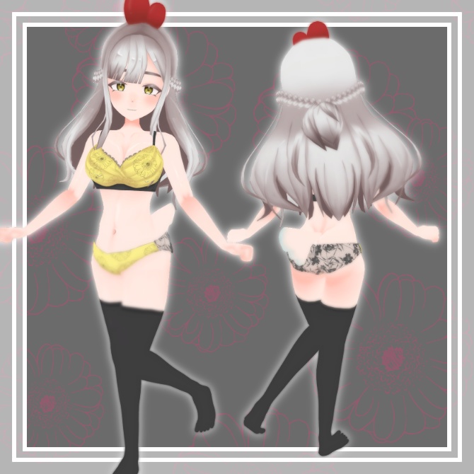 【VRChat想定】オリジナルアバター庭乃咲