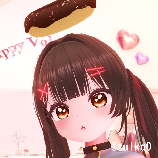 【VRChat想定】【MA対応】ドーナツヘイロー