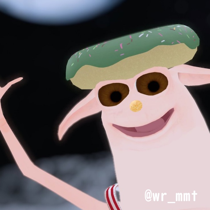 【VRChat想定】【MA対応】ドーナツヘイロー