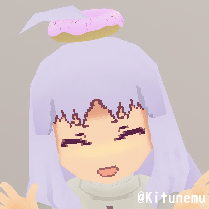 【VRChat想定】【MA対応】ドーナツヘイロー
