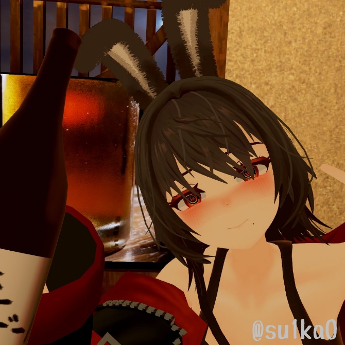 【VRChat想定】ギミック搭載兎乃酒奈