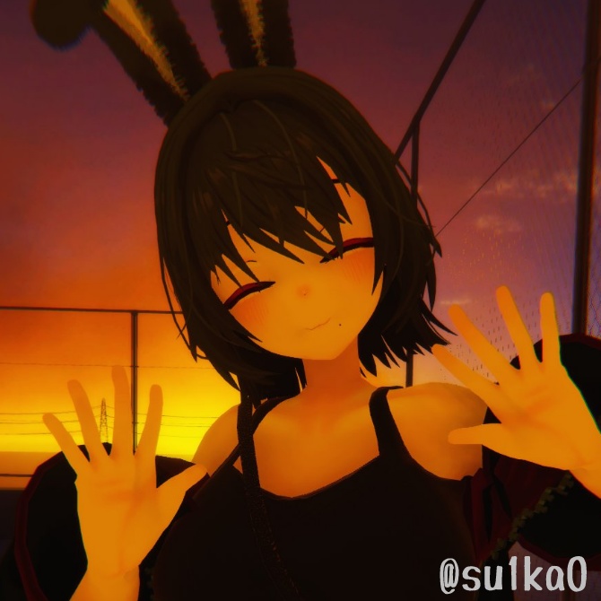 【VRChat想定】ギミック搭載兎乃酒奈