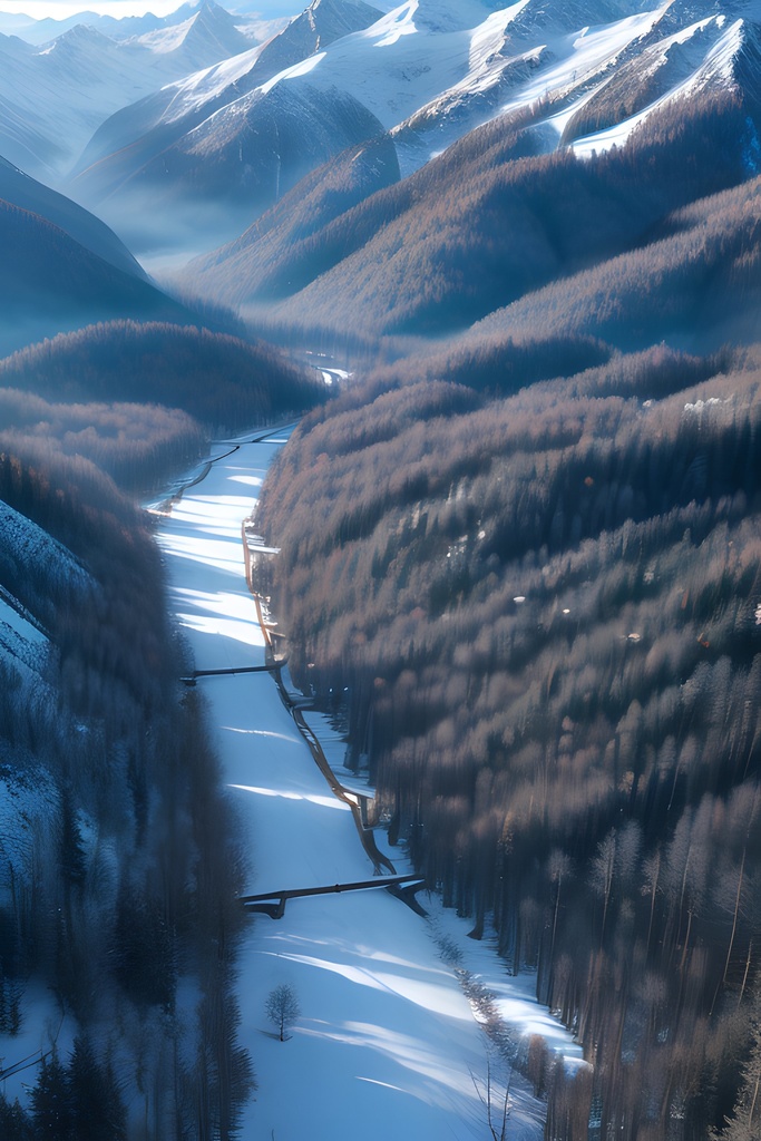大自然の冬を生きる