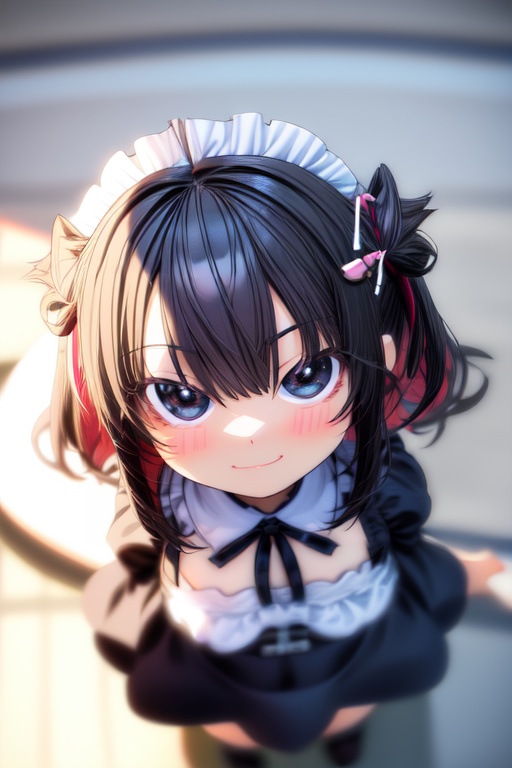 キャンプに付き添い、メイドさん