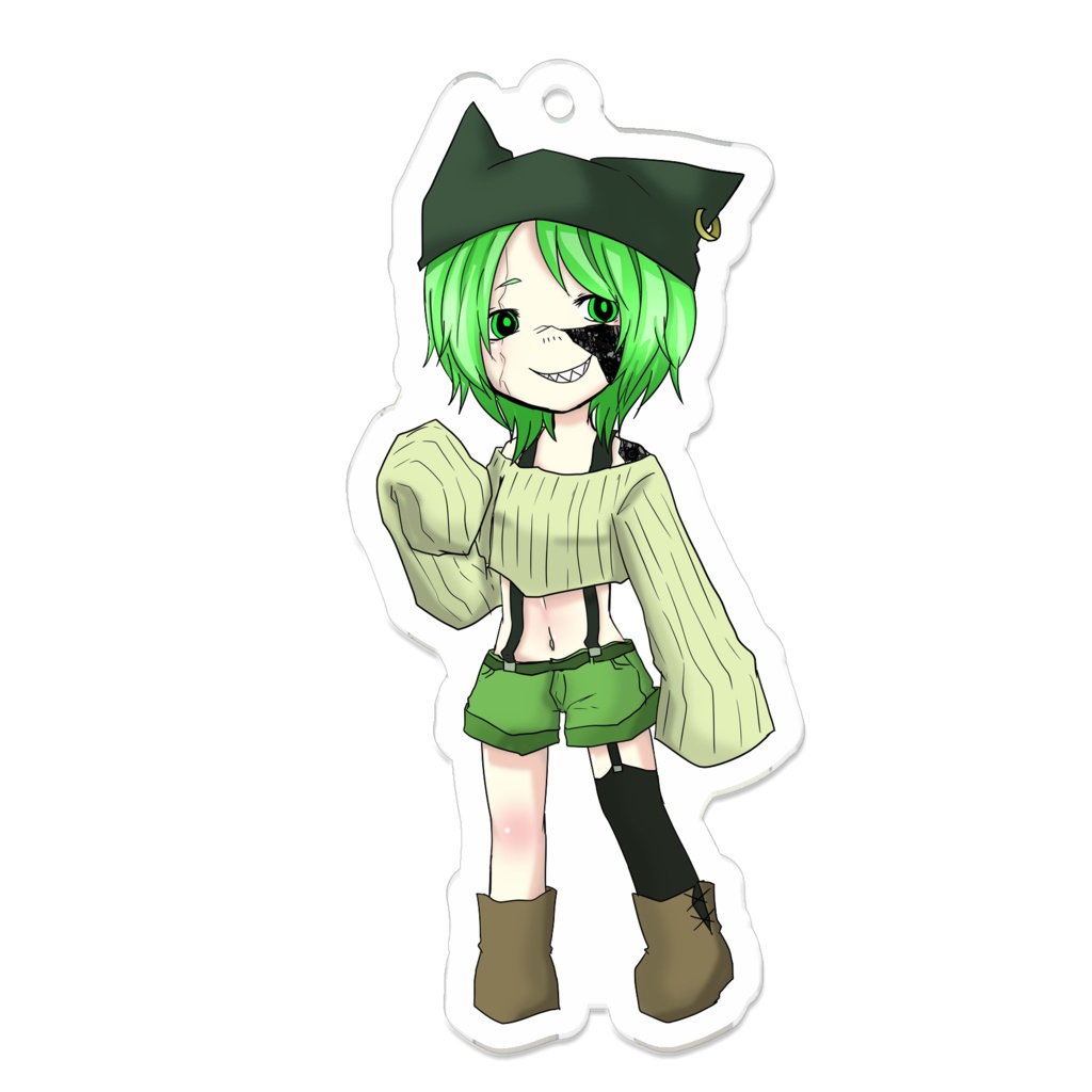 Ω アクリルキーホルダー