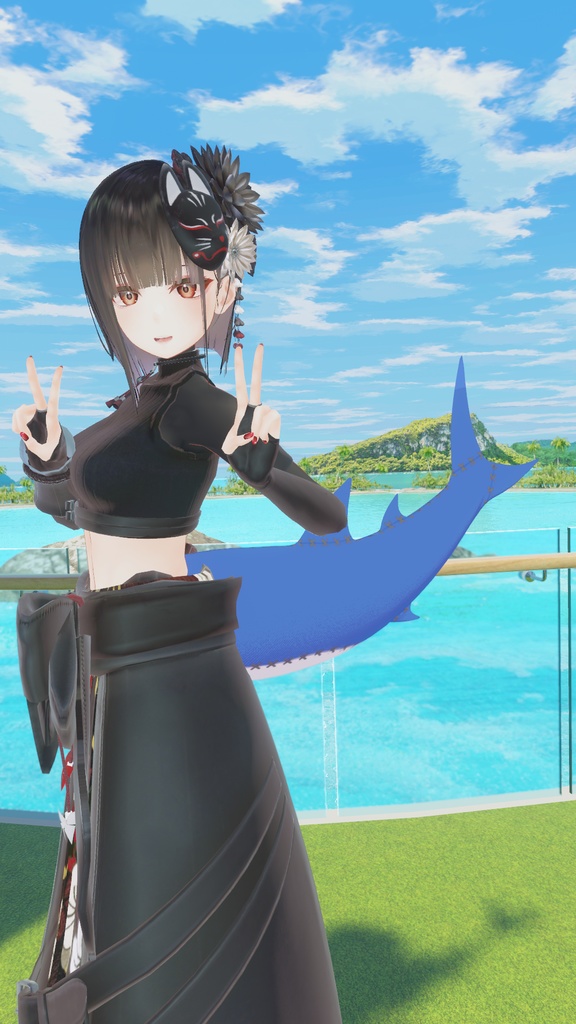 【VRC】ぷるぷる!サメのしっぽぬいぐるみ!(PB対応)