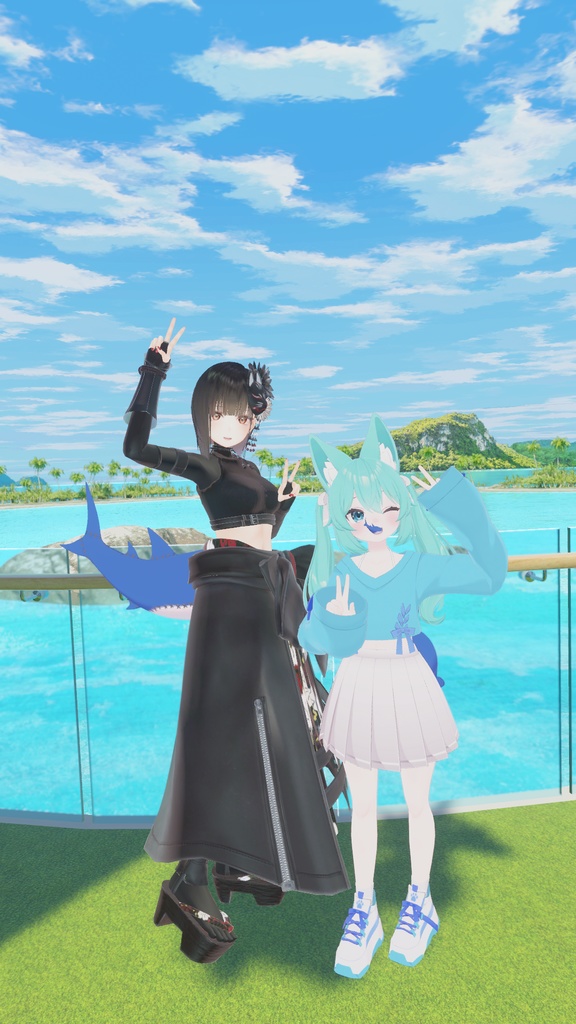 【VRC】ぷるぷる!サメのしっぽぬいぐるみ!(PB対応)