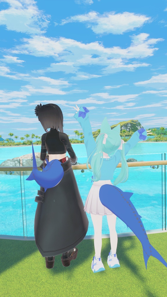 【VRC】ぷるぷる!サメのしっぽぬいぐるみ!(PB対応)