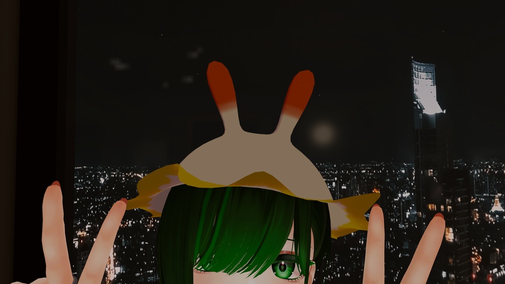 【VRC】ぷるぷる!ウミウシ帽子!(PB対応)