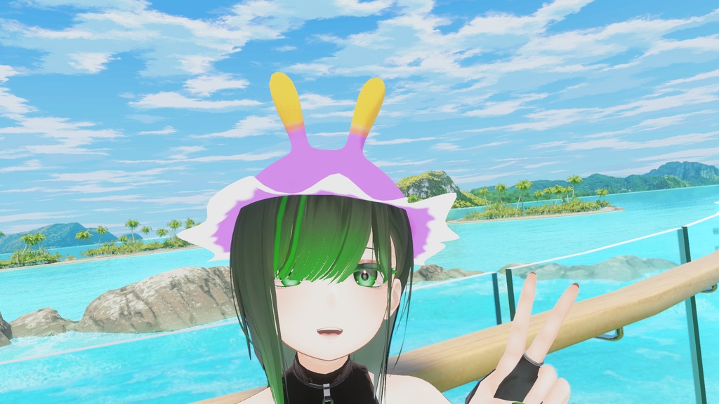 【VRC】ぷるぷる!ウミウシ帽子!(PB対応)