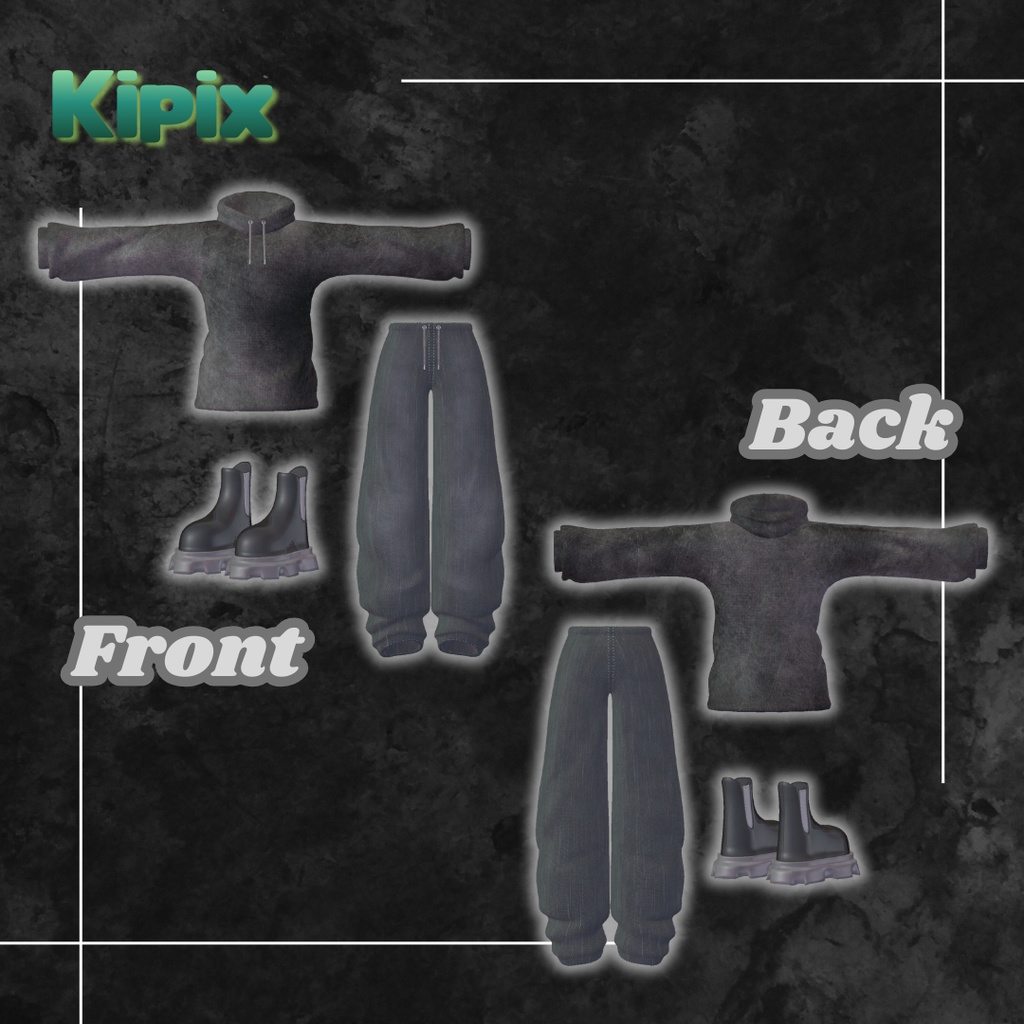 【泣夜/ラシューシャ対応】⚡️AlleywayHoodie/裏路地フーディ⚡️