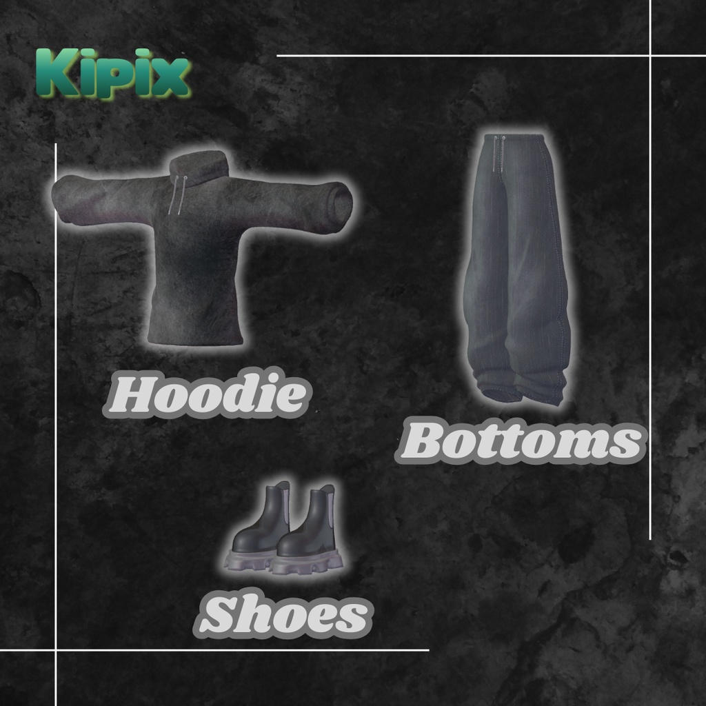 【泣夜/ラシューシャ対応】⚡️AlleywayHoodie/裏路地フーディ⚡️