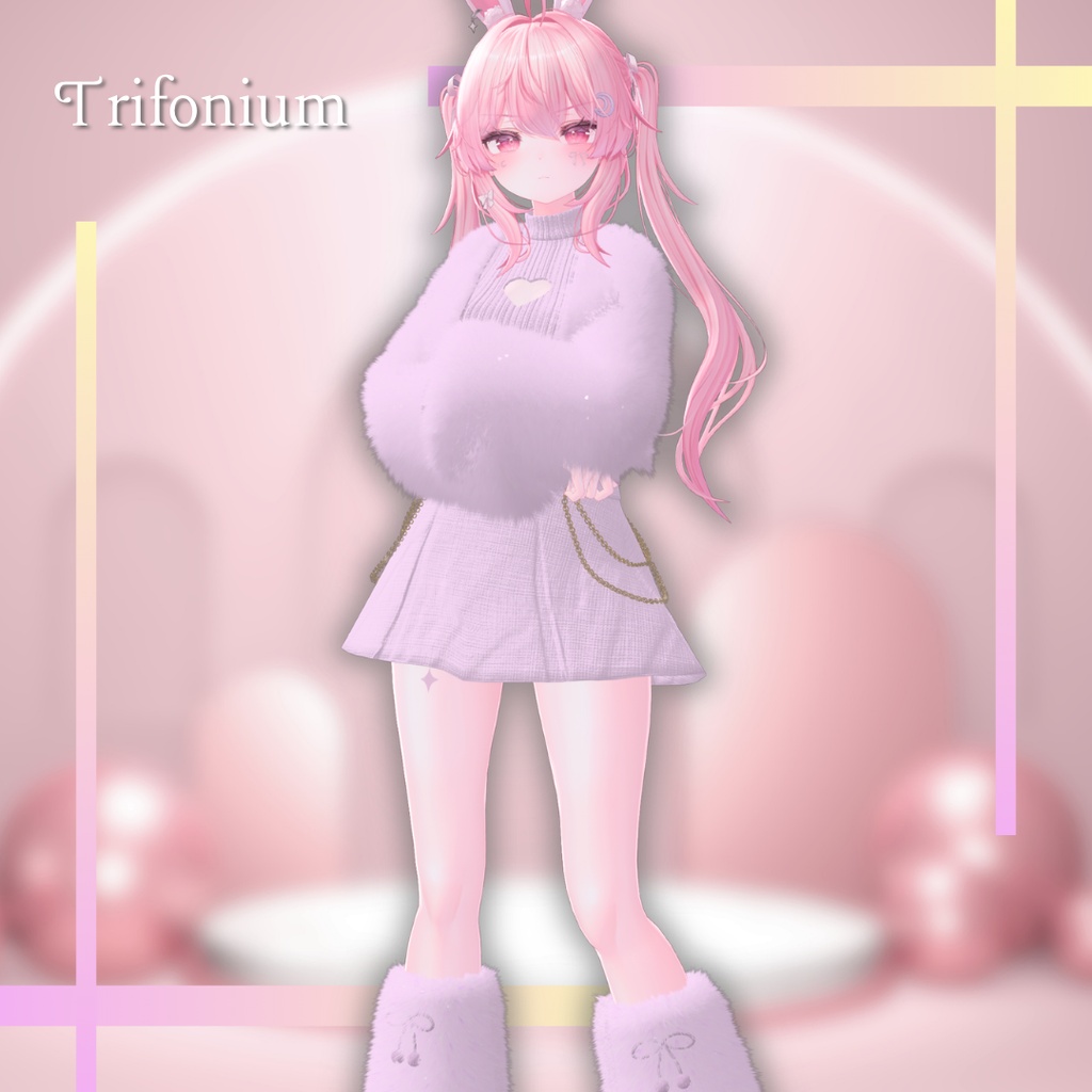 🎉セール中🎉【5アバター/まめふれんず対応】🎀Purely Puff🎀