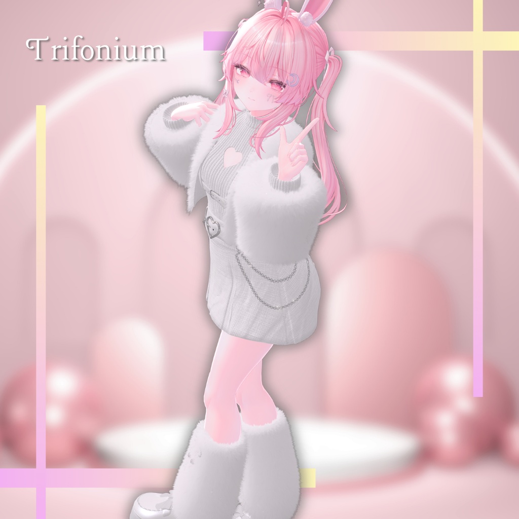 🎉セール中🎉【5アバター/まめふれんず対応】🎀Purely Puff🎀