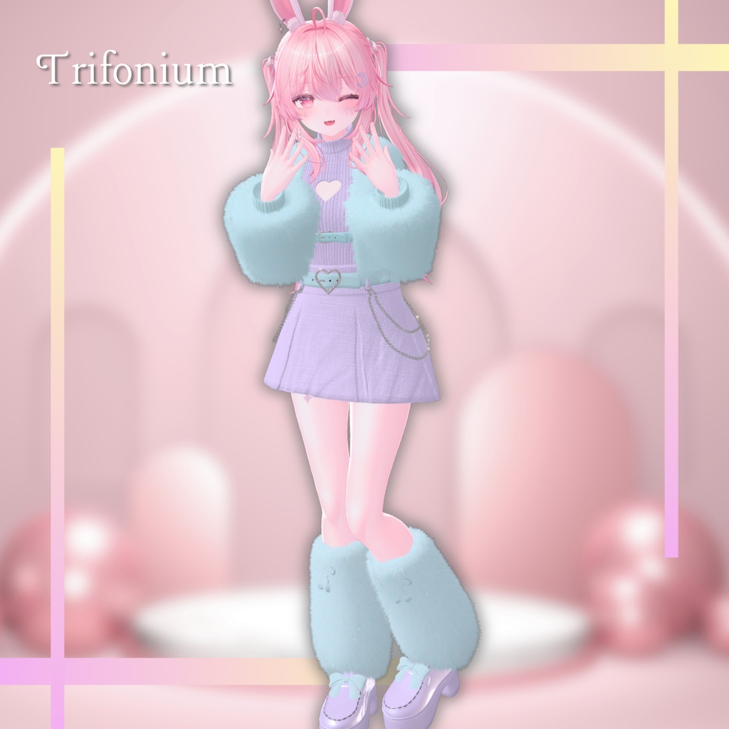 🎉セール中🎉【5アバター/まめふれんず対応】🎀Purely Puff🎀