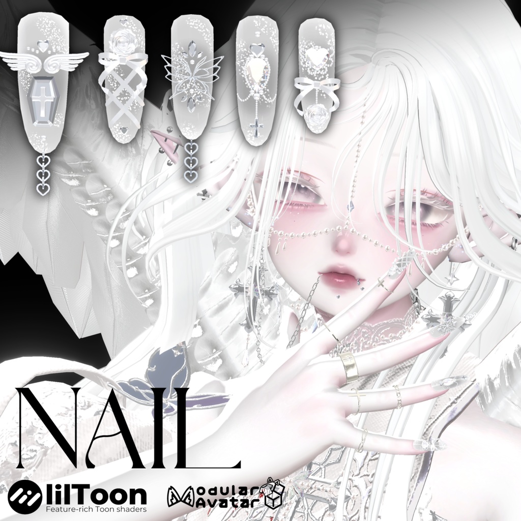 AZRYNE Nail No.1 (4 Avatars 対応)