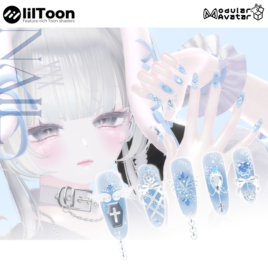 AZRYNE Nail No.1 (4 Avatars 対応)