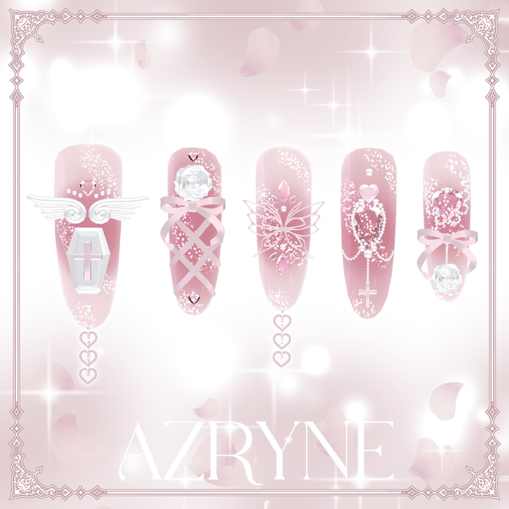 AZRYNE Nail No.1 (4 Avatars 対応)