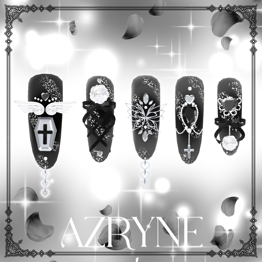 AZRYNE Nail No.1 (4 Avatars 対応)