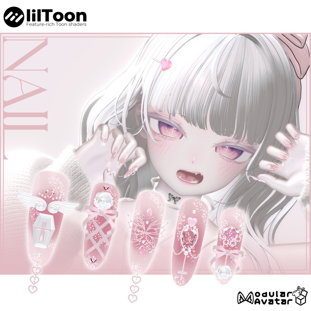 AZRYNE Nail No.1 (4 Avatars 対応)