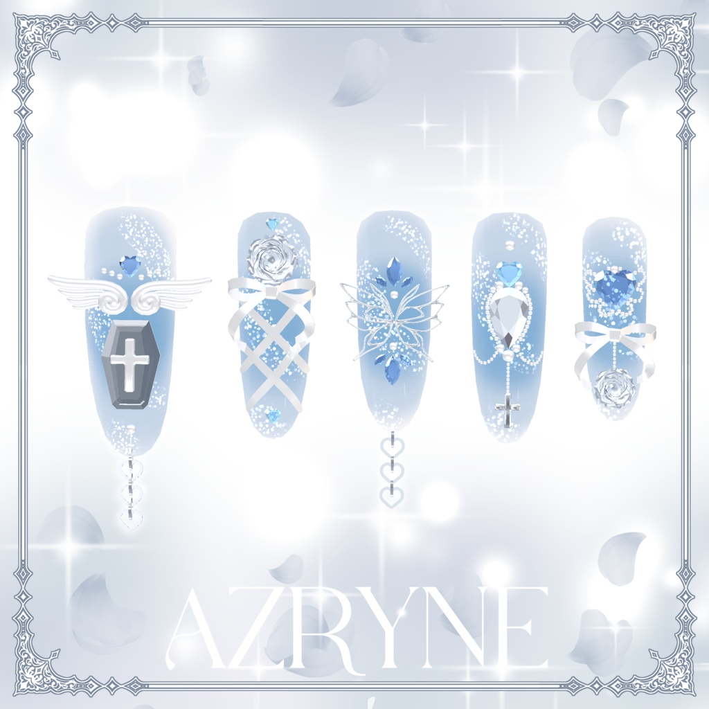 AZRYNE Nail No.1 (4 Avatars 対応)